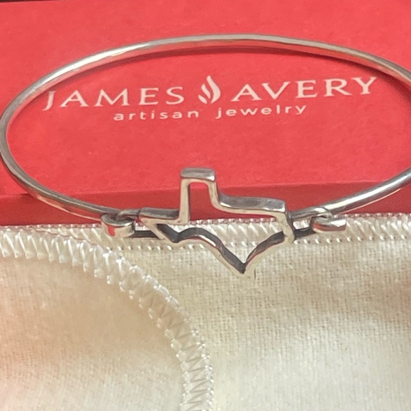 James Avery Silver Texas forged hook on Bracelet - Picture 2 of 9